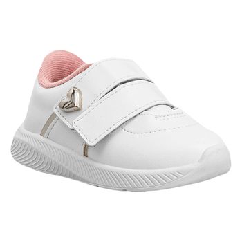 Tenis-Branco-Kids-Velcro-Coracao-|-Molekinha-Tamanho--18---Cor--BRANCO-0